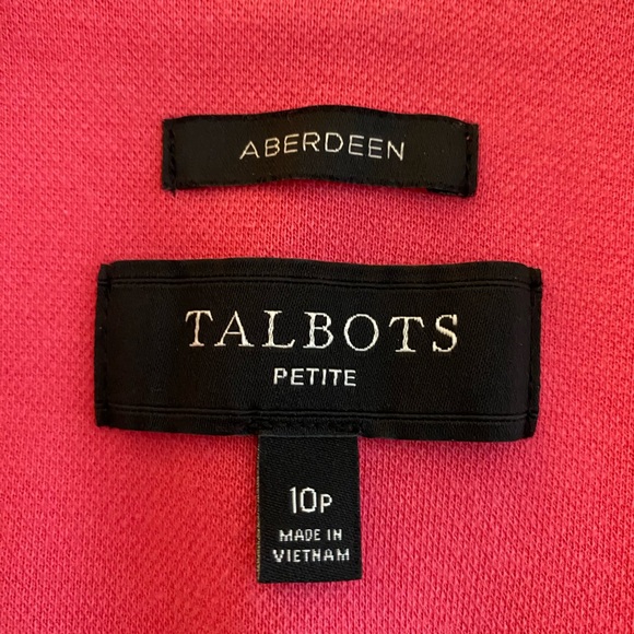 EUC Talbots Petite “Aberdeen” melon colored two button blazer, size 10 Petite - Picture 11 of 11